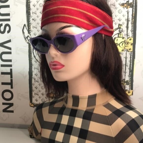 New Authentic Purple Cat-Eye Sunglasses VE2263 - Picture 1 of 12